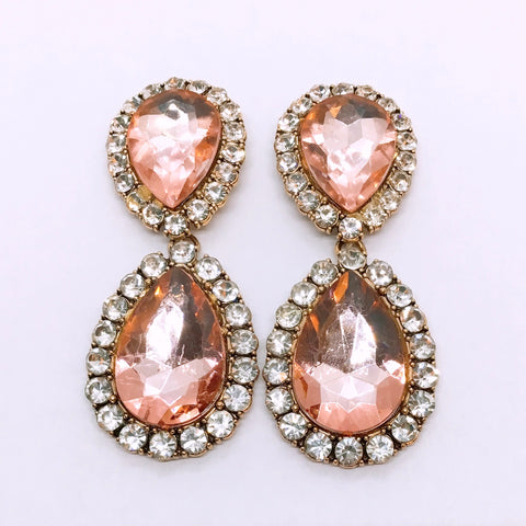 Bella Teardrop Evening Earrings