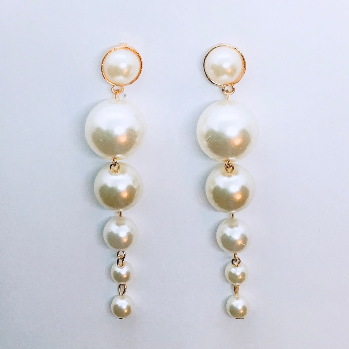 Caroline Drop Earrings - Pearl